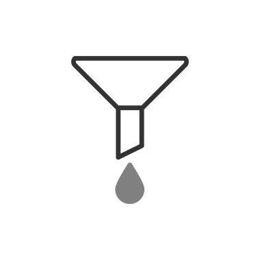 Kişisel ve ticari kullanım için huni vektör simgesi