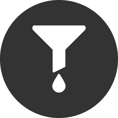 Kişisel ve ticari kullanım için huni vektör simgesi