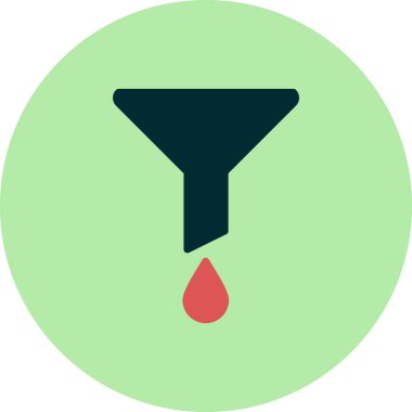 Kişisel ve ticari kullanım için huni vektör simgesi