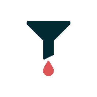 Kişisel ve ticari kullanım için huni vektör simgesi