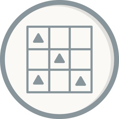 Oyun, basit biçimdeki eşsiz vektör illüstrasyon simgesi