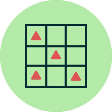 Oyun, basit biçimdeki eşsiz vektör illüstrasyon simgesi