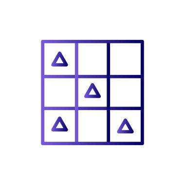 Oyun, basit biçimdeki eşsiz vektör illüstrasyon simgesi