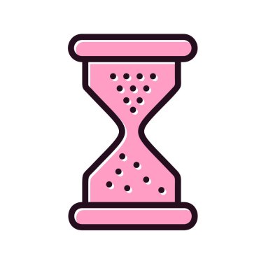 Kum saati. Web simgesi basit tasarım 