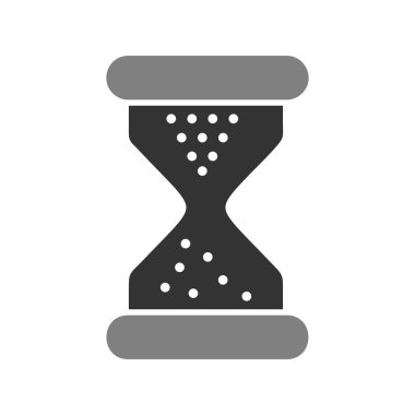 Kum saati. Web simgesi basit tasarım 