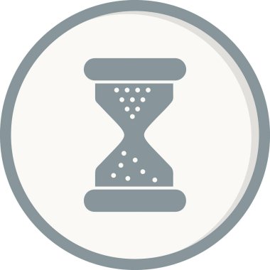 Kum saati. Web simgesi basit tasarım 