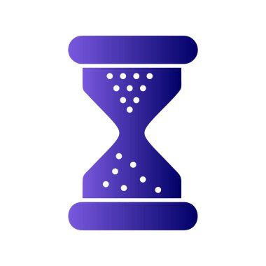 Kum saati. Web simgesi basit tasarım 