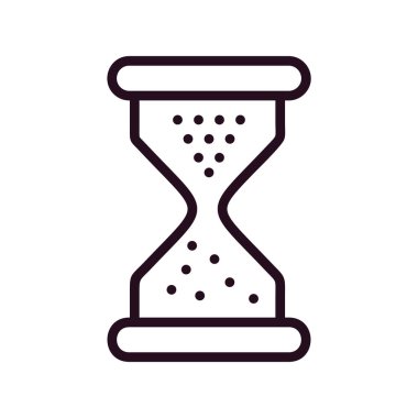 Kum saati. Web simgesi basit tasarım 