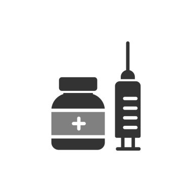 Enjeksiyon vektörü simgesi