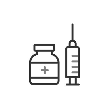 Enjeksiyon vektörü simgesi