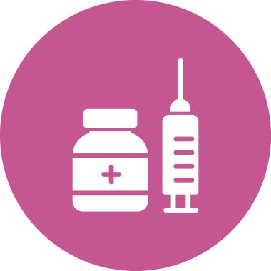 Enjeksiyon vektörü simgesi