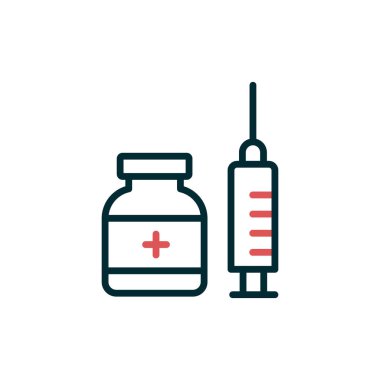 Enjeksiyon vektörü simgesi