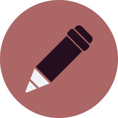 Kalem simgesi vektör illüstrasyon tasarımı 