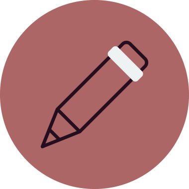 Kalem simgesi vektör illüstrasyon tasarımı 