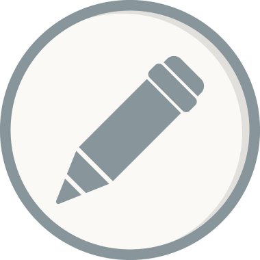 Kalem simgesi vektör illüstrasyon tasarımı 