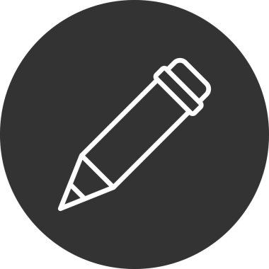 Kalem simgesi vektör illüstrasyon tasarımı 