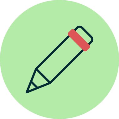 Kalem simgesi vektör illüstrasyon tasarımı 