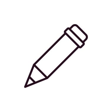 Kalem simgesi vektör illüstrasyon tasarımı 