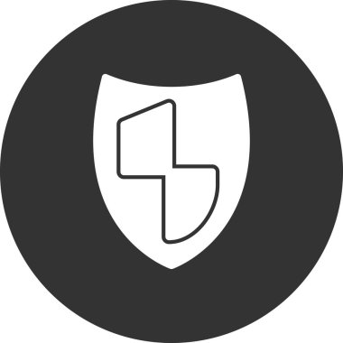 kalkan vektör çizim çizgisi simgesi