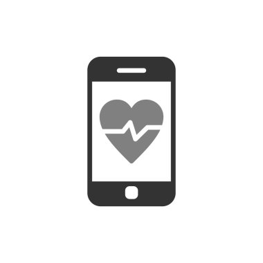 akıllı telefon, basit vektör illüstrasyon tasarımı