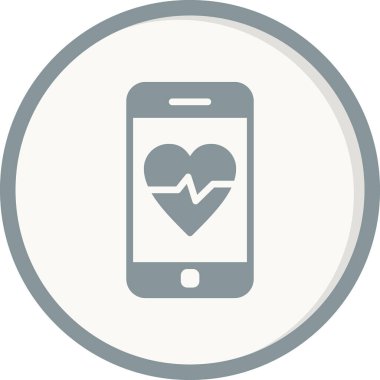 akıllı telefon, basit vektör illüstrasyon tasarımı