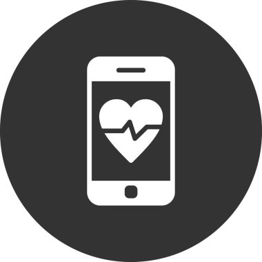 akıllı telefon, basit vektör illüstrasyon tasarımı