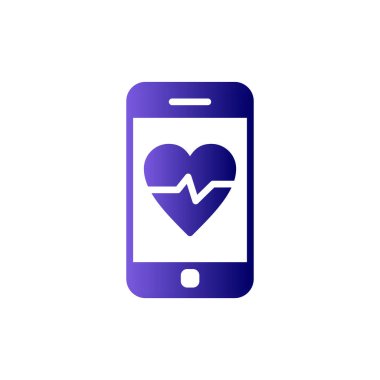 akıllı telefon, basit vektör illüstrasyon tasarımı