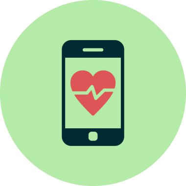 akıllı telefon, basit vektör illüstrasyon tasarımı