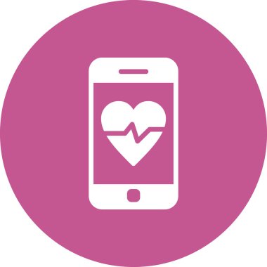 akıllı telefon, basit vektör illüstrasyon tasarımı