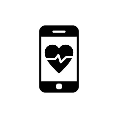 akıllı telefon, basit vektör illüstrasyon tasarımı