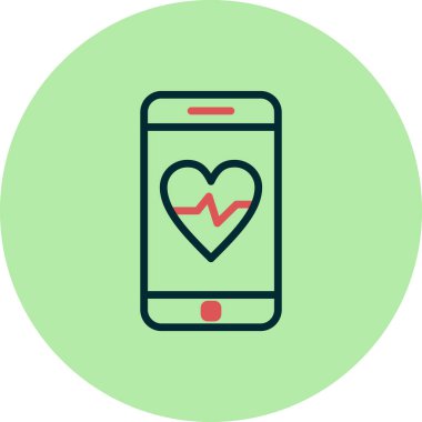 akıllı telefon, basit vektör illüstrasyon tasarımı