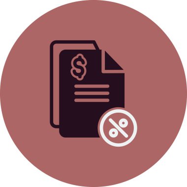 Vergilerin vektör illüstrasyonu modern simge