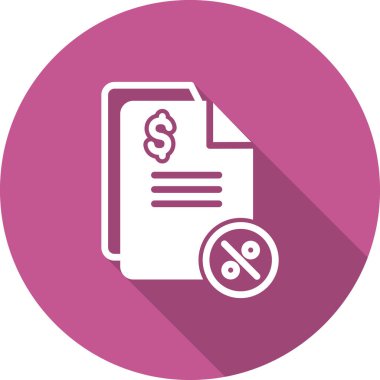 Vergilerin vektör illüstrasyonu modern simge