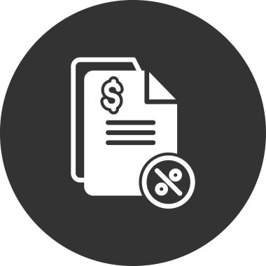 Vergilerin vektör illüstrasyonu modern simge