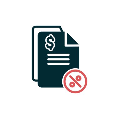 Vergilerin vektör illüstrasyonu modern simge