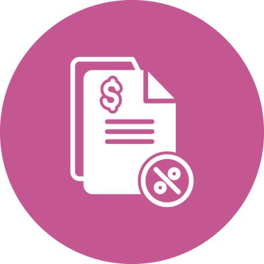 Vergilerin vektör illüstrasyonu modern simge