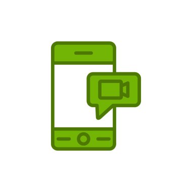 Konuşma balonu. Basit vektör illüstrasyonu