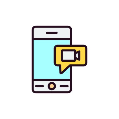 Konuşma balonu. Basit vektör illüstrasyonu