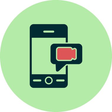 Konuşma balonu. Basit vektör illüstrasyonu