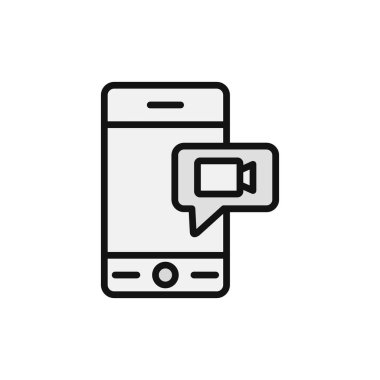 Konuşma balonu. Basit vektör illüstrasyonu