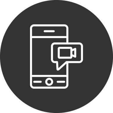 Konuşma balonu. Basit vektör illüstrasyonu