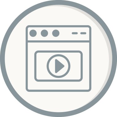 Web tarayıcı, basit vektör illüstrasyon tasarımı