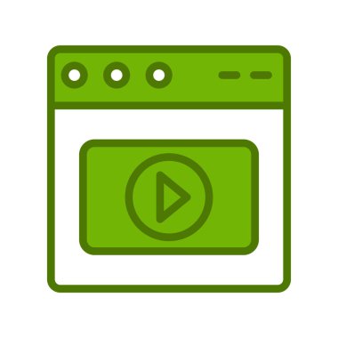 Web tarayıcı, basit vektör illüstrasyon tasarımı