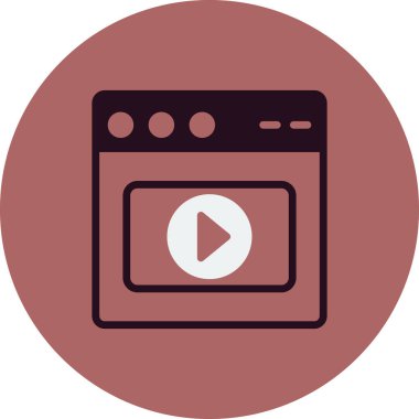 Web tarayıcı, basit vektör illüstrasyon tasarımı