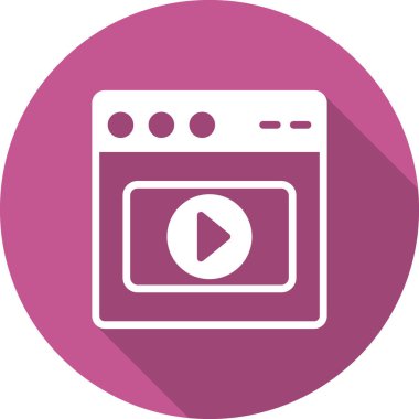 Web tarayıcı, basit vektör illüstrasyon tasarımı