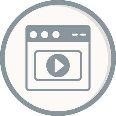 Web tarayıcı, basit vektör illüstrasyon tasarımı