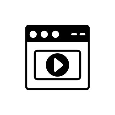 Web tarayıcı, basit vektör illüstrasyon tasarımı