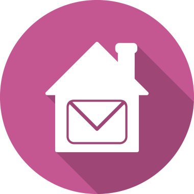 ev basit simgesi, vektör çizim