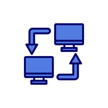 ağ paylaşım simgesi çizimi