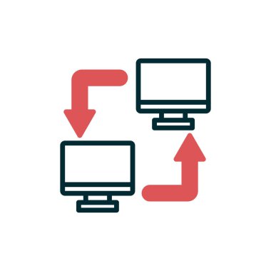 ağ paylaşım simgesi çizimi